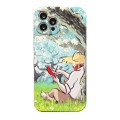 For iPhone 15 Pro Oil Painting Pattern Glossy PC Phone Case(Under the Tree)