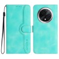 For Xiaomi Redmi A3 Pro Heart Pattern Skin Feel Leather Phone Case(Light Blue)