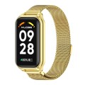 For Redmi Band 2 Mijobs Metal Shell + Milan Magnetic Metal Watch Band(Gold)