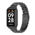 For Redmi Band 2 Mijobs Metal Shell + Three-Bead Stainless Steel Watch Band(Black)