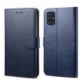 For Samsung Galaxy A33 5G GUSSIM Horizontal Flip Leather Phone Case(Blue)