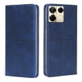 For Infinix Note 40 Pro 5G Cow Texture Magnetic Leather Phone Case(Blue)