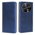 For Huawei nova 12i 4G Cow Texture Magnetic Leather Phone Case(Blue)