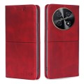 For Huawei nova 12i 4G Cow Texture Magnetic Leather Phone Case(Red)