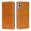 For OnePlus Ace 3V 5G Cow Texture Magnetic Leather Phone Case(Light Brown)