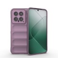 For Xiaomi 14 5G Magic Shield TPU + Flannel Phone Case(Purple)