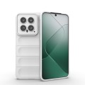For Xiaomi 14 5G Magic Shield TPU + Flannel Phone Case(White)