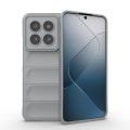 For Xiaomi 14 Pro 5G Magic Shield TPU + Flannel Phone Case(Grey)