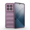 For Xiaomi 14 Pro 5G Magic Shield TPU + Flannel Phone Case(Purple)