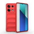 For Xiaomi Redmi Note 13 4G Global Magic Shield TPU + Flannel Phone Case(Red)