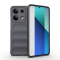 For Xiaomi Redmi Note 13 4G Global Magic Shield TPU + Flannel Phone Case(Dark Grey)