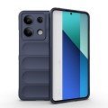 For Xiaomi Redmi Note 13 4G Global Magic Shield TPU + Flannel Phone Case(Dark Blue)