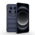 For Xiaomi 14 Ultra Magic Shield TPU + Flannel Phone Case(Dark Blue)