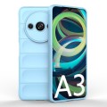 For Xiaomi Redmi A3 4G Global Magic Shield TPU + Flannel Phone Case(Light Blue)