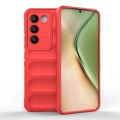 For vivo Y200E 5G Global / Y100 5G IDN Magic Shield TPU + Flannel Phone Case(Red)