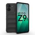 For vivo iQOO Z9 5G Magic Shield TPU + Flannel Phone Case(Black)