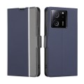 For Xiaomi Redmi K60 Ultra Twill Texture Side Button Leather Phone Case(Blue)