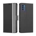 For Nokia C300 4G US Edition Twill Texture Side Button Leather Phone Case(Black)