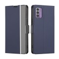 For Nokia G42 5G Twill Texture Side Button Leather Phone Case(Blue)