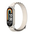 For Xiaomi Mi Band 8 Mijobs Nylon Breathable Watch Band(Grey Silver)