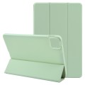 For Xiaomi Pad 6 Max 14 Three-fold Holder Flip Tablet Leather Case(Mint Green)