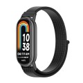 For Xiaomi Mi Band 8 Mijobs Breathable Nylon Loop Watch Band(Black)