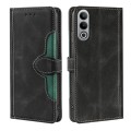 For OnePlus Nord CE4 Skin Feel Magnetic Buckle Leather Phone Case(Black)