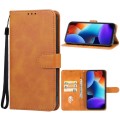 For Blackview COLOR 8 Leather Phone Case(Brown)