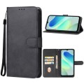 For Blackview Oscal Flat 1C Leather Phone Case(Black)