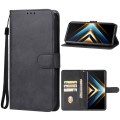 For Honor X50 GT Leather Phone Case(Black)