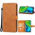 For Xiaomi Mi Note 10 Pro Leather Phone Case(Brown)