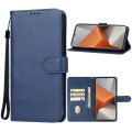 For Xiaomi Redmi Note 13 Pro+ Leather Phone Case(Blue)