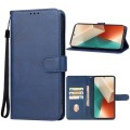 For Xiaomi Redmi Note 13 4G Leather Phone Case(Blue)