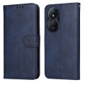 For Honor Play 50 Plus Classic Calf Texture Flip Leather Phone Case(Blue)