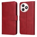 For Honor X50i+ Classic Calf Texture Flip Leather Phone Case(Red)