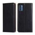 For Nokia C300 4G US Gloss Oil Solid Color Magnetic Leather Phone Case(Black)