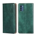 For Nokia C300 4G US Gloss Oil Solid Color Magnetic Leather Phone Case(Green)