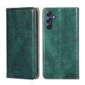For Samsung Galaxy M54 5G Gloss Oil Solid Color Magnetic Leather Phone Case(Green)