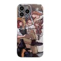 For iPhone 15 Oil Painting Pattern Glossy PC Phone Case(Oil Portrait)
