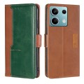 For Xiaomi Redmi Note 13 4G Contrast Color Side Buckle Leather Phone Case(+)