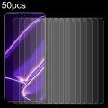 For Realme GT Neo6 SE 50pcs 0.26mm 9H 2.5D Tempered Glass Film
