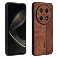 For Huawei Enjoy 70 pro AZNS 3D Embossed Skin Feel Phone Case(Brown)