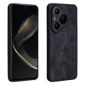 For Huawei Pura 70 AZNS 3D Embossed Skin Feel Phone Case(Black)