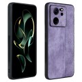 For Xiaomi 13T / 13T Pro / Redmi K60 Ultra AZNS 3D Embossed Skin Feel Phone Case(Purple)