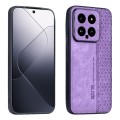 For Xiaomi 14 AZNS 3D Embossed Skin Feel Phone Case(Purple)