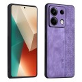 For Xiaomi Redmi Note 13 Pro 5G AZNS 3D Embossed Skin Feel Phone Case(Purple)