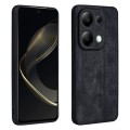 For Xiaomi Redmi Note 13 Pro 4G AZNS 3D Embossed Skin Feel Phone Case(Black)