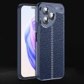 For Honor X50i+ Litchi Texture Shockproof TPU Phone Case(Blue)