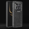 For Honor Magic6 Ultimate Litchi Texture Shockproof TPU Phone Case(Black)