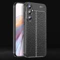 For Samsung Galaxy A35 Litchi Texture Shockproof TPU Phone Case(Black)